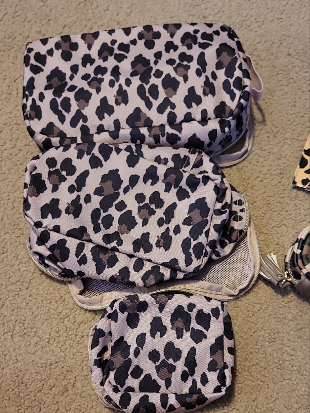 Itzy Ritzy Leopard Print Travel Accessory Set - Picture 3 of 5